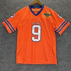 Waterboy Football Jersey Mens Small Orange Bobby Boucher 9 Bourbon Bowl Movie